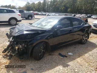 2020 Nissan Sentra SV with VIN 3N1AB8CV6LY276152, listed as a Copart auction lot 48874725 with 65,481 mi miles and Salvage Title. Bid and sale history available at carsss.com. Image 1.