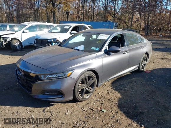 2018 Honda Accord Sedan Sport 1.5T with VIN 1HGCV1F3XJA249635, listed as a IAAI auction lot 40832285 with 89,762 mi miles. Bid and sale history available at carsss.com. Image 2.