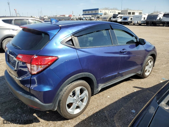 2016 Honda HR-V LX with VIN 3CZRU6H31GM716520, listed as a Copart auction lot 47366035 with 80,665 mi miles and Salvage Title. Bid and sale history available at carsss.com. Image 3.