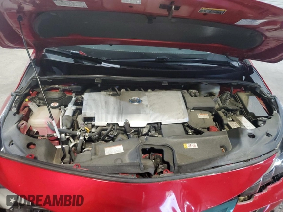 2020 Toyota Prius LE z VIN JTDKARFP7L3120380, wystawiony jako Copart lot #59051355 z przebiegiem 35 629 mil mil oraz Szkoda całkowita • Salvage title. Historia ofert i sprzedaży dostępna na DreamBid. Obrazek 11.