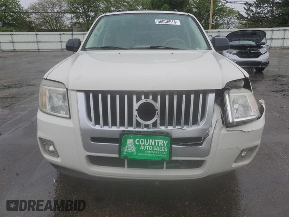2009 Mercury Mariner with VIN 4M2CU91G09KJ20829, listed as a Copart auction lot 56006615 with 163,513 mi miles and Salvage title. Bid and sale history available at DreamBid. Image 5.