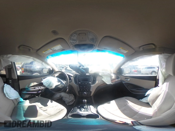2014 Hyundai Santa Fe with VIN 5XYZUDLB6EG213889, listed as a IAAI auction lot 42036202 with 188,247 mi miles and . Bid and sale history available at DreamBid. Image 23.