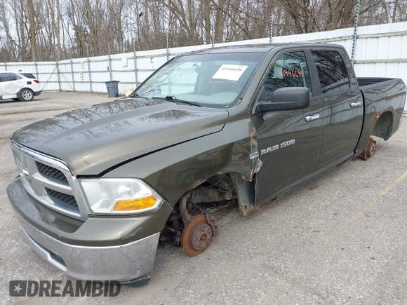 2012 Ram 1500 Big Horn with VIN 1C6RD7LT2CS172976, listed as a IAAI auction lot 41946690 with 1 mi miles. Bid and sale history available at carsss.com. Image 16.