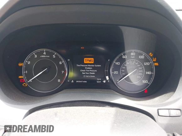 2019 Acura RDX Technology с VIN 5J8TC2H54KL017533, выставлен на аукционе IAAI как лот 42169803 с пробегом 93 547 миль миль и . История ставок и продаж доступна на DreamBid. Изображение 7.