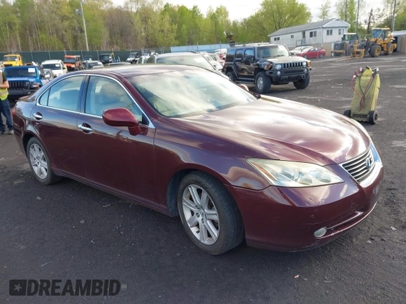 2007 Lexus ES with VIN JTHBJ46GX72050287, listed as a IAAI auction lot 42146967 with Not Provided miles. Bid and sale history available at carsss.com. Image 1.