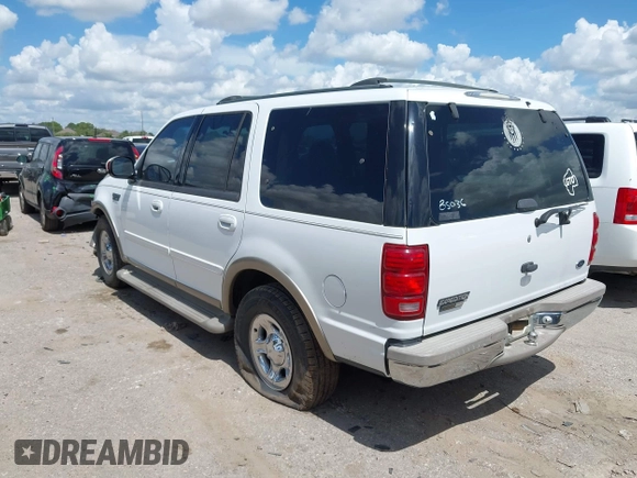 2002 Ford Expedition Eddie Bauer with VIN 1FMRU17L92LA42990, listed as a IAAI auction lot 42566608 with Not provided miles and . Bid and sale history available at DreamBid. Image 3.