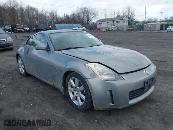 2005 Nissan 350Z Touring with VIN JN1AZ34E85M652465, listed as a IAAI auction lot 41418161 with 153,099 mi miles. Bid and sale history available at carsss.com. Image 1.