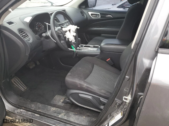 2019 Nissan Pathfinder S with VIN 5N1DR2MN9KC646482, listed as a Copart auction lot 43036565 with 108292 miles and Salvage Title. Bid and sale history available at carsss.com. Image 7.