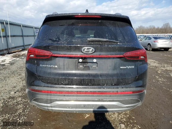 2023 Hyundai Santa Fe Hybrid SEL Premium with VIN 5NMS3DA16PH023937, listed as a Copart auction lot 43013025 with 18,939 mi miles and Salvage Title. Bid and sale history available at carsss.com. Image 6.
