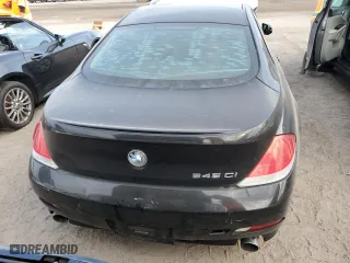 2005 BMW 6 Series 645Ci with VIN WBAEH73405B193443, listed as a Copart auction lot 76196784 with 0 mi miles and Salvage Title. Bid and sale history available at carsss.com. Image 6.