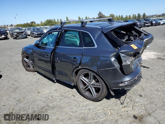 2018 Audi SQ5 Prestige with VIN WA1C4AFY8J2153908, listed as a Copart auction lot 67121434 with Not Provided miles and Salvage Title. Bid and sale history available at DreamBid. Image 2.