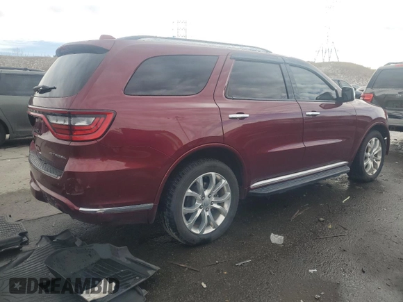 2017 Dodge Durango Citadel with VIN 1C4SDJET0HC799083, listed as a Copart auction lot 85513934 with 94,585 mi miles and Salvage Title. Bid and sale history available at DreamBid. Image 3.