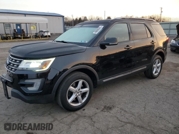 2017 Ford Explorer XLT z VIN 1FM5K8DH2HGA48337, wystawiony jako Copart lot #48698305 z przebiegiem 130 341 mil mil oraz Szkoda całkowita • Salvage title. Historia ofert i sprzedaży dostępna na DreamBid. Obrazek 1.