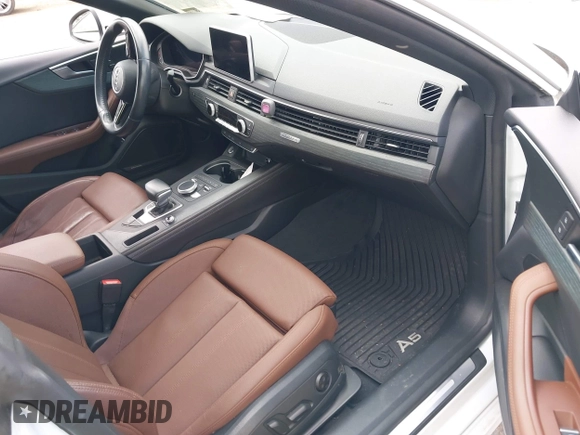 2018 Audi A5 Sportback Prestige z VIN WAUCNCF53JA018391, wystawiony jako IAAI lot #42350981 z przebiegiem 64 620 mil mil oraz . Historia ofert i sprzedaży dostępna na DreamBid. Obrazek 5.