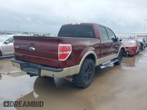 2009 Ford F-150 XL with VIN 1FTPW12V49KC53531, listed as a IAAI auction lot 41472665 with 211,753 mi miles. Bid and sale history available at carsss.com. Image 4.