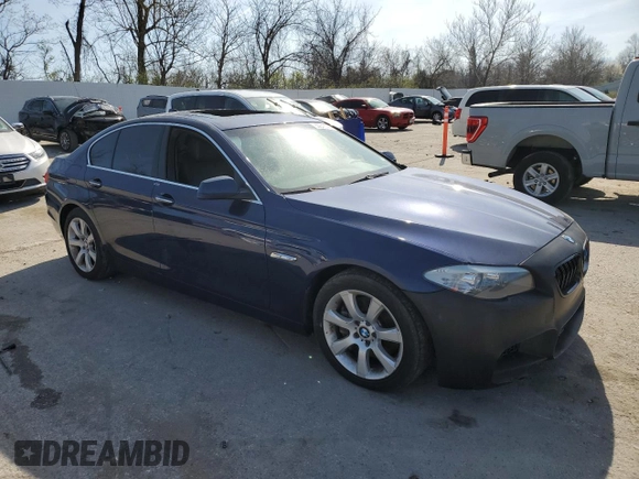 2013 BMW 5 Series 550i with VIN WBAFR9C59DD226772, listed as a Copart auction lot 50643795 with 117,277 mi miles and Clean Title. Bid and sale history available at carsss.com. Image 4.