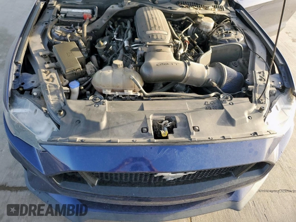 2020 Ford Mustang GT with VIN 1FA6P8CF0L5130233, listed as a Copart auction lot 57166475 with 75,523 mi miles and Salvage title. Bid and sale history available at DreamBid. Image 11.