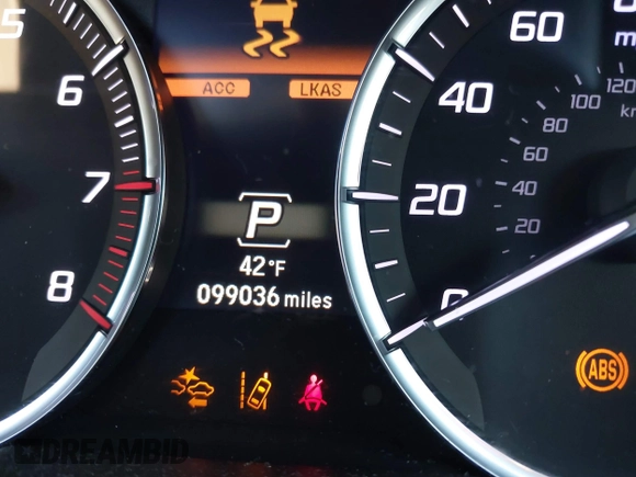 2020 Acura TLX with VIN 19UUB1F38LA000055, listed as a IAAI auction lot 41546988 with 99,036 mi miles. Bid and sale history available at carsss.com. Image 15.