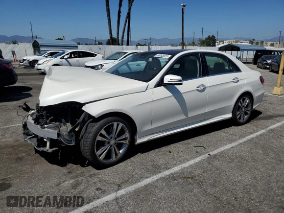 2016 Mercedes-Benz E 350 Sport with VIN WDDHF5KB1GB211600, listed as a Copart auction lot 56055925 with 62,527 mi miles and Salvage Title. Bid and sale history available at DreamBid. Image 1.