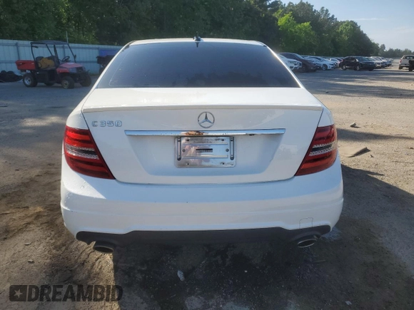 2013 Mercedes-Benz C 350 Sport with VIN WDDGF5HB2DA819212, listed as a Copart auction lot 52918595 with 108,555 mi miles and Salvage Title. Bid and sale history available at DreamBid. Image 6.