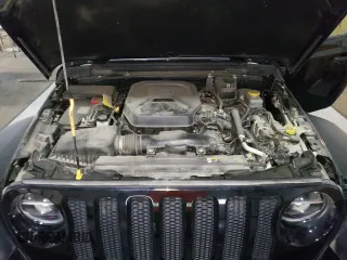 2022 Jeep Wrangler Unlimited Sport with VIN 1C4HJXDN1NW131568, listed as a Copart auction lot 46067685 with 45,609 mi miles and Clean Title. Bid and sale history available at DreamBid. Image 12.
