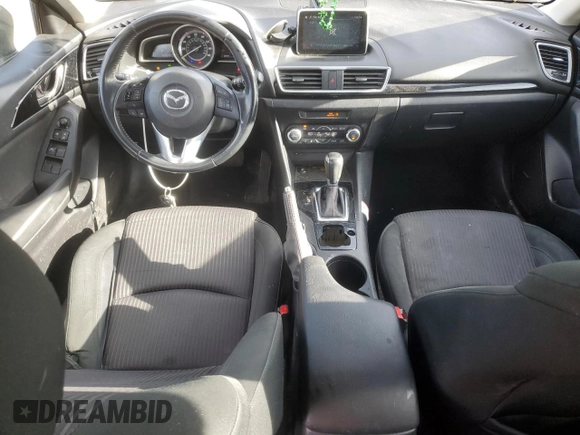 2015 Mazda 3 i Touring with VIN 3MZBM1L74FM166021, listed as a Copart auction lot 53282395 with 127,528 mi miles and Salvage Title. Bid and sale history available at DreamBid. Image 8.