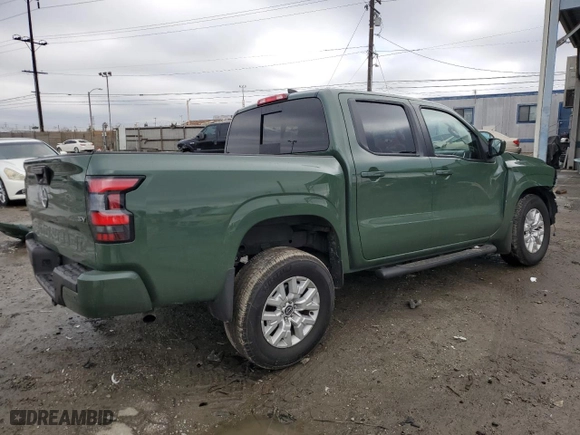 2024 Nissan Frontier SV with VIN 1N6ED1EJ8RN610758, listed as a Copart auction lot 44508075 with 3,600 mi miles and Salvage Title. Bid and sale history available at carsss.com. Image 3.