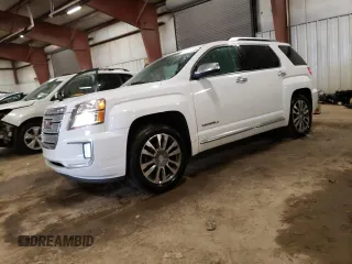 2016 GMC Terrain Denali z VIN 2GKFLVE37G6282953, wystawiony jako Copart lot #53158285 z przebiegiem 119 363 mil mil oraz Czysty tytuł • Clean title. Historia ofert i sprzedaży dostępna na DreamBid. Obrazek 1.