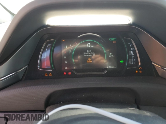 2021 Hyundai Ioniq SE with VIN KMHC75LC4MU261122, listed as a Copart auction lot 88657405 with 26,926 mi miles and Salvage Title. Bid and sale history available at DreamBid. Image 9.