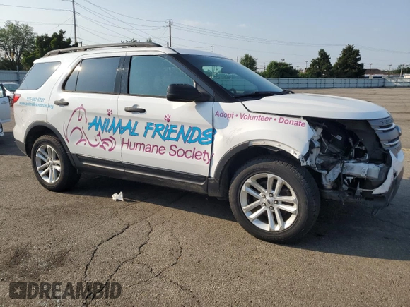 2015 Ford Explorer with VIN 1FM5K8B8XFGA45007, listed as a Copart auction lot 59837085 with 82,353 mi miles and Salvage title. Bid and sale history available at DreamBid. Image 4.