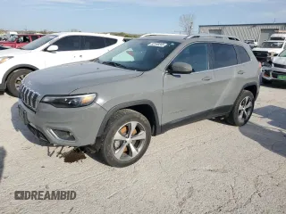 2020 Jeep Cherokee Limited with VIN 1C4PJMDX4LD617800, listed as a Copart auction lot 52169345 with 44,544 mi miles and Salvage title. Bid and sale history available at DreamBid. Image 1.