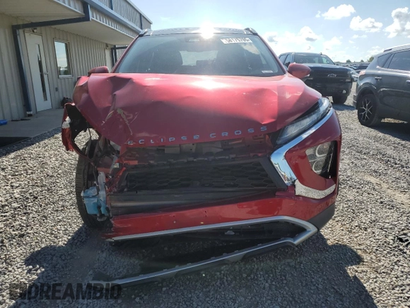 2022 Mitsubishi Eclipse Cross SE with VIN JA4ASWAA4NZ049837, listed as a Copart auction lot 58175705 with 35,459 mi miles and Salvage title. Bid and sale history available at DreamBid. Image 5.