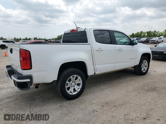 2021 Chevrolet Colorado 2WD LT with VIN 1GCGSCEN3M1135858, listed as a Copart auction lot 54905915 with 86,862 mi miles and Salvage Title. Bid and sale history available at DreamBid. Image 3.