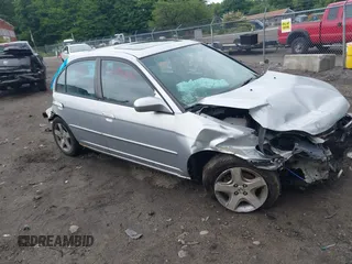 2004 Honda Civic EX z VIN 2HGES26844H593051, wystawiony jako IAAI lot #42394876 z przebiegiem 245 422 mil mil oraz . Historia ofert i sprzedaży dostępna na DreamBid. Obrazek 1.