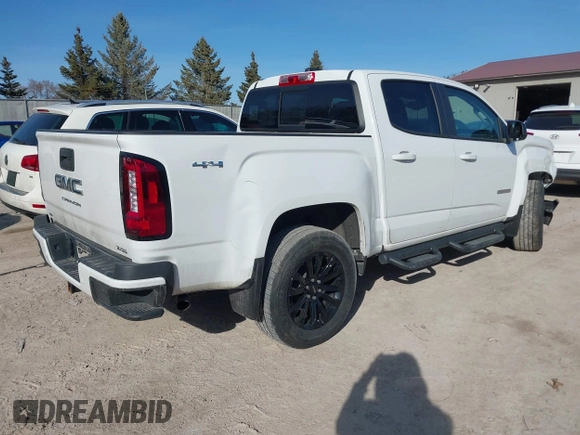 2021 GMC Canyon 4WD Elevation with VIN 1GTG6CEN2M1135306, listed as a IAAI auction lot 41763075 with 116,981 mi miles. Bid and sale history available at carsss.com. Image 4.