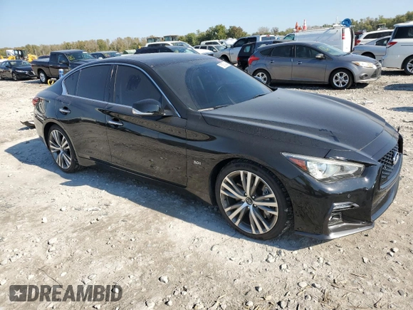 2020 Infiniti Q50 3.0t SPORT with VIN JN1EV7AP9LM203609, listed as a Copart auction lot 75878434 with 22,095 mi miles and Salvage Title. Bid and sale history available at carsss.com. Image 4.