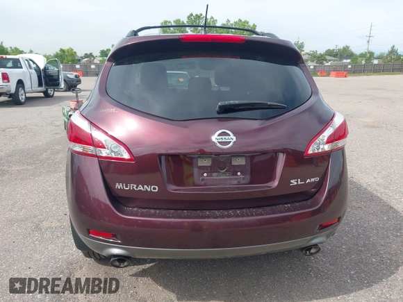 2014 Nissan Murano S with VIN JN8AZ1MW5EW529631, listed as a IAAI auction lot 42385719 with 168,182 mi miles and . Bid and sale history available at DreamBid. Image 16.