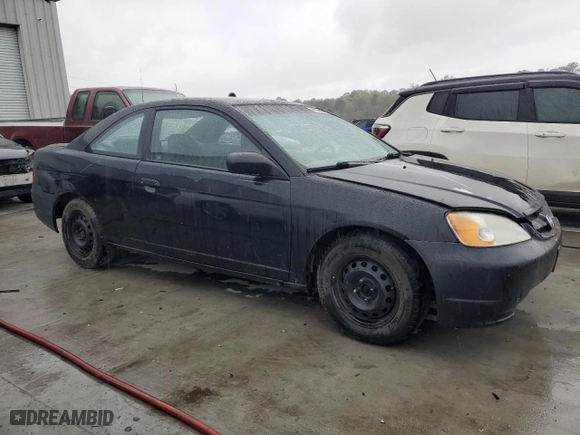 2002 Honda Civic LX with VIN 1HGEM22572L107127, listed as a Copart auction lot 49321675 with 223,555 mi miles and Salvage Title. Bid and sale history available at carsss.com. Image 4.