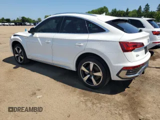 2024 Audi Q5 Sportback S line Premium с VIN WA14AAFYXR2075544, выставлен на аукционе Copart как лот 61252864 с пробегом 3 528 миль миль и Списание • Salvage title. История ставок и продаж доступна на DreamBid. Изображение 2.