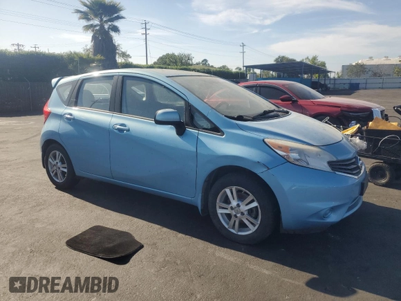 2014 Nissan Note S with VIN 3N1CE2CP4EL392433, listed as a Copart auction lot 53110475 with Not Provided miles and Clean Title. Bid and sale history available at DreamBid. Image 4.