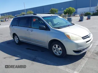 2005 Toyota Sienna CE with VIN 5TDZA23C55S308260, listed as a IAAI auction lot 42541857 with 222,242 mi miles and . Bid and sale history available at DreamBid. Image 1.