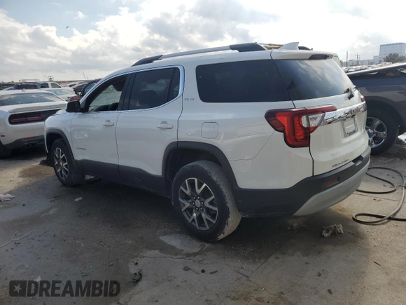 2021 GMC Acadia SLE with VIN 1GKKNKLA1MZ132040, listed as a Copart auction lot 43847995 with 91,777 mi miles and Salvage Title. Bid and sale history available at DreamBid. Image 2.