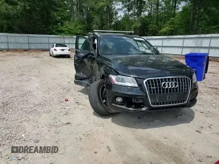 2013 Audi Q5 Premium with VIN WA1CFAFP8DA059460, listed as a Copart auction lot 54691185 with Not provided miles and Salvage title. Bid and sale history available at DreamBid. Image 14.