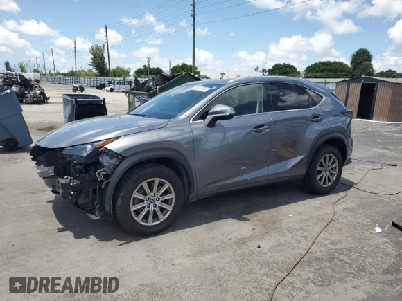 2021 Lexus NX 300 with VIN JTJDARBZXM2187754, listed as a Copart auction lot 60242005 with 61,455 mi miles and Salvage title. Bid and sale history available at DreamBid. Image 1.
