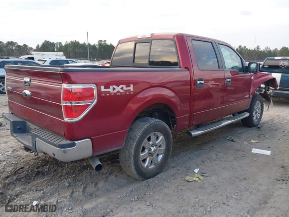 2013 Ford F-150 XL with VIN 1FTFW1ET7DFD91880, listed as a IAAI auction lot 41474291 with 177,202 mi miles. Bid and sale history available at carsss.com. Image 4.
