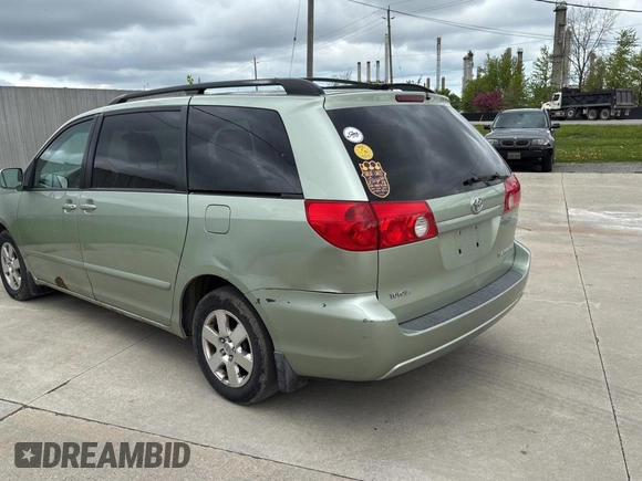 2006 Toyota Sienna CE with VIN 5TDZA23C06S396264, listed as a Copart auction lot 57059875 with 345,249 mi miles and Clean Title. Bid and sale history available at DreamBid. Image 3.
