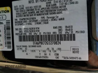 2016 Ford Mustang GT with VIN 1FA6P8CF2G5270824, listed as a Copart auction lot 49401265 with 37,151 mi miles and Salvage Title. Bid and sale history available at carsss.com. Image 14.