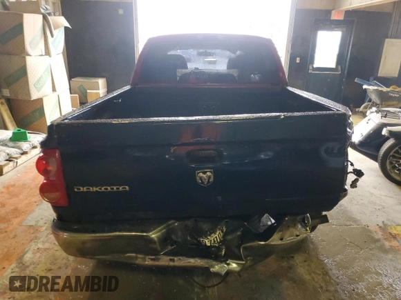 2006 Dodge Dakota ST with VIN 1D7HE28K36S592924, listed as a Copart auction lot 85108684 with Not Provided miles and Salvage Title. Bid and sale history available at carsss.com. Image 6.