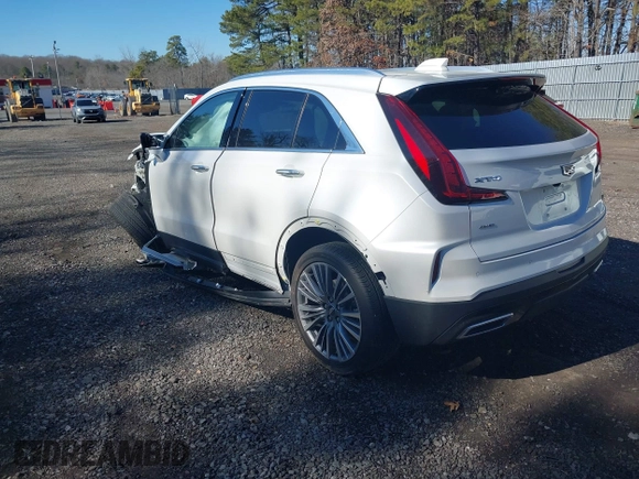 2024 Cadillac XT4 AWD Premium Luxury with VIN 1GYFZDR41RF206526, listed as a IAAI auction lot 41663532 with 5,070 mi miles and . Bid and sale history available at carsss.com. Image 3.
