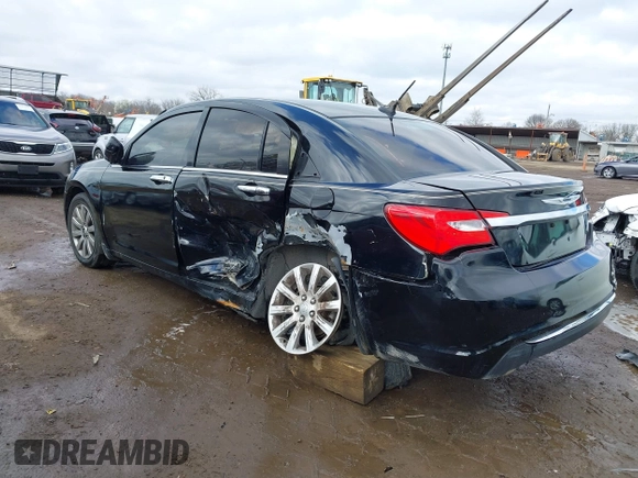 2014 Chrysler 200 Touring with VIN 1C3CCBBB0EN118983, listed as a IAAI auction lot 41924484 with 120,002 mi miles. Bid and sale history available at carsss.com. Image 3.